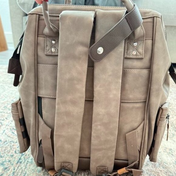 Cabaia Brown Suede Mini Travel Backpack Adventurer Collection Bag - Picture 5 of 5